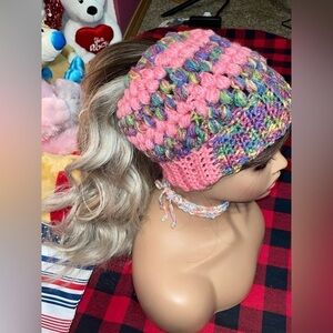 Introducing Doc L’s Empowerment Patches Ponytail Beanie “Failure Brings Success”